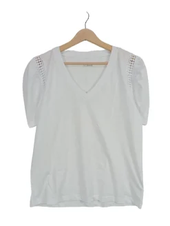 Shirts>s.Oliver Basic-Shirt Größe 36 weiß