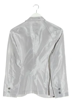 Jacken>Uli Schneider Übergangsjacke Größe 40 silberfarben