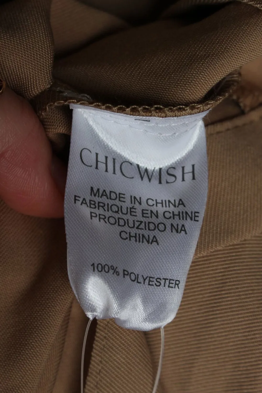 Mäntel>Chicwish Übergangsmantel Größe 38 nude