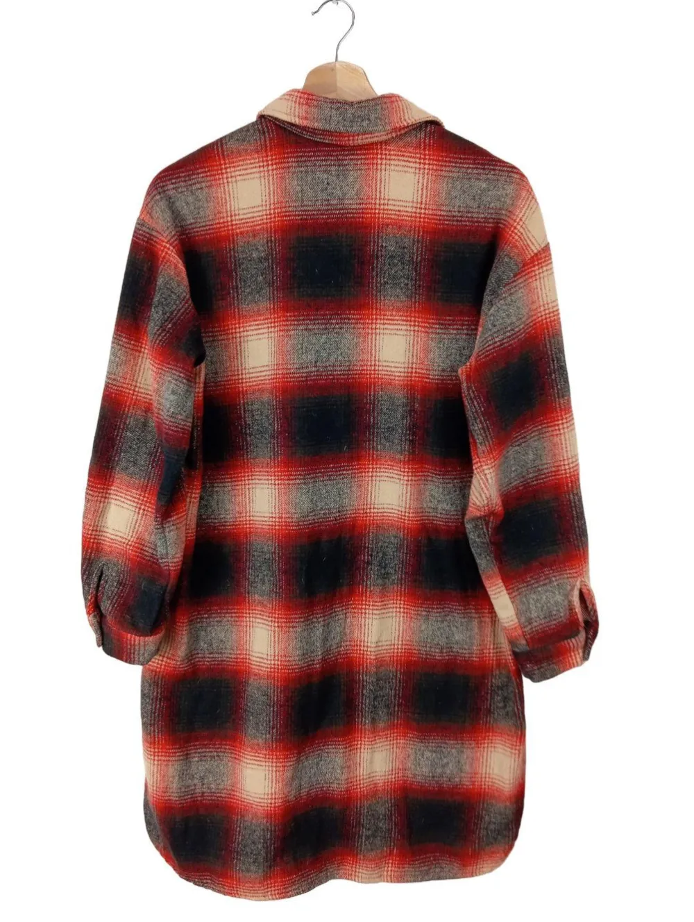 Mäntel>Only Übergangsmantel Größe 36 schwarzrot