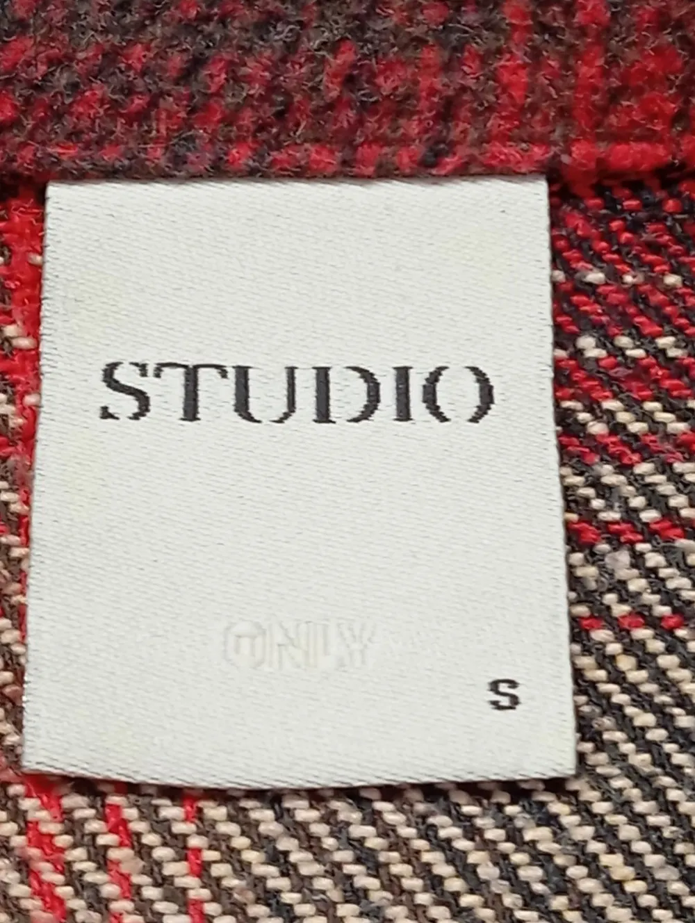 Mäntel>Only Übergangsmantel Größe 36 schwarzrot