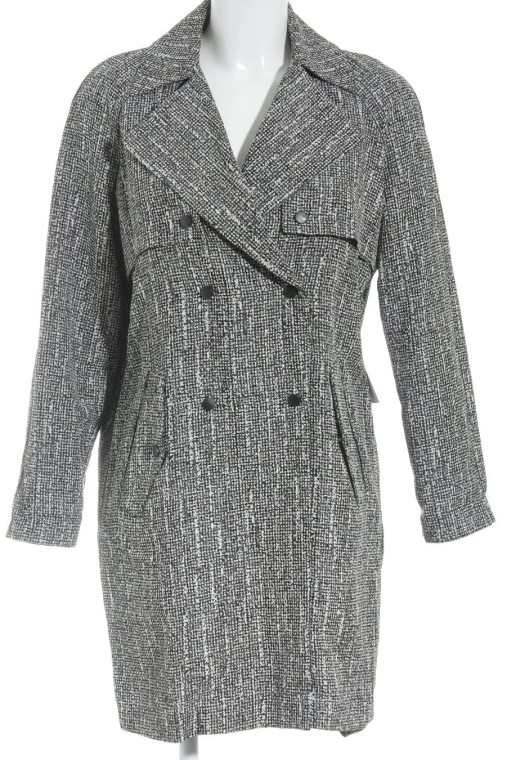 Mäntel>Topshop Übergangsmantel Größe 34 hellgrau