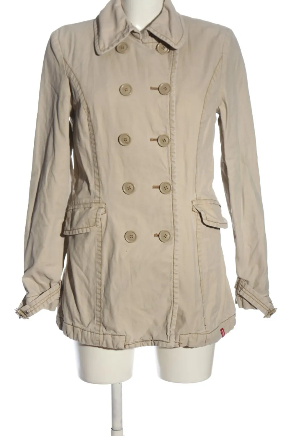 Mäntel>edc by Esprit Übergangsmantel Größe 36 creme