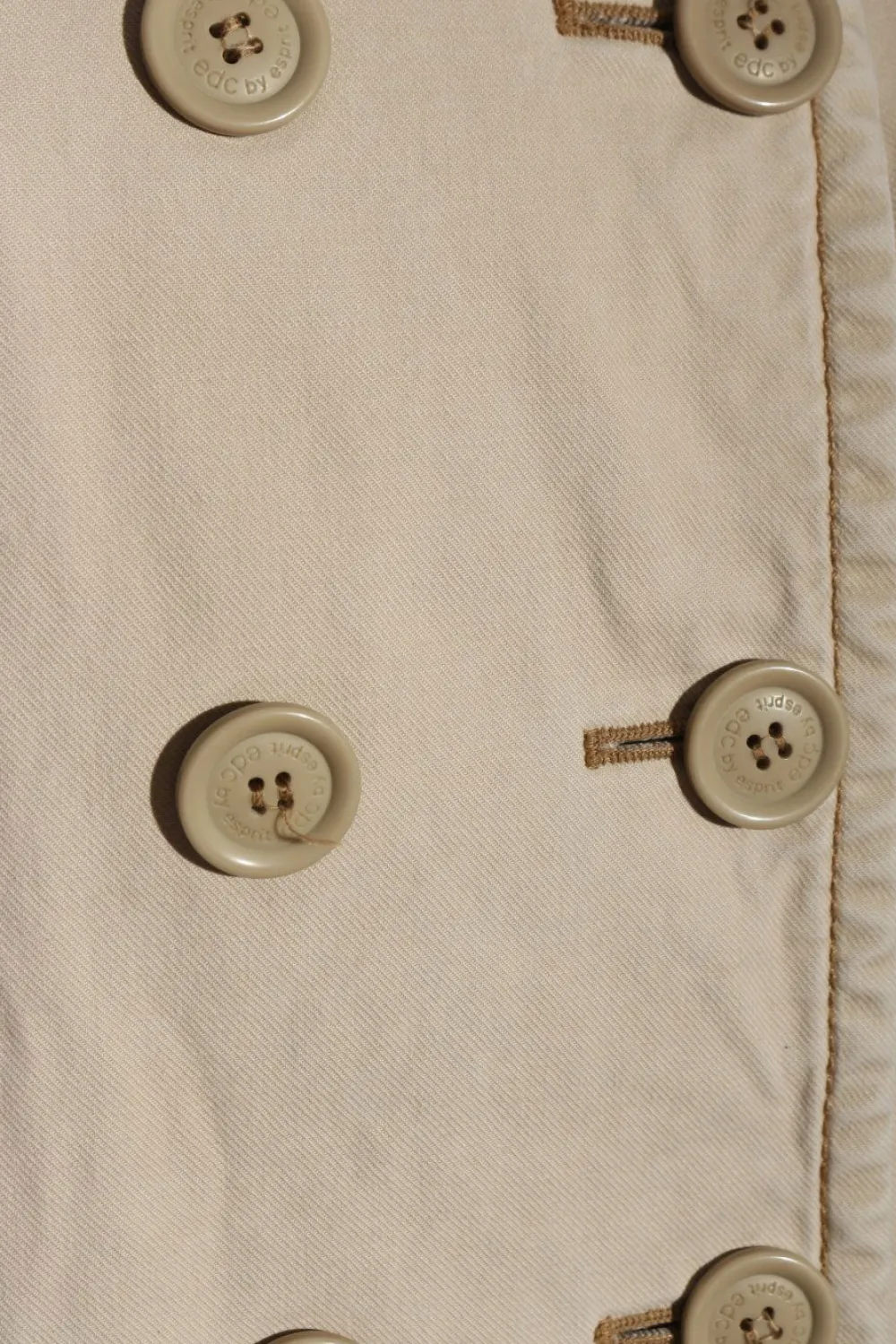 Mäntel>edc by Esprit Übergangsmantel Größe 36 creme