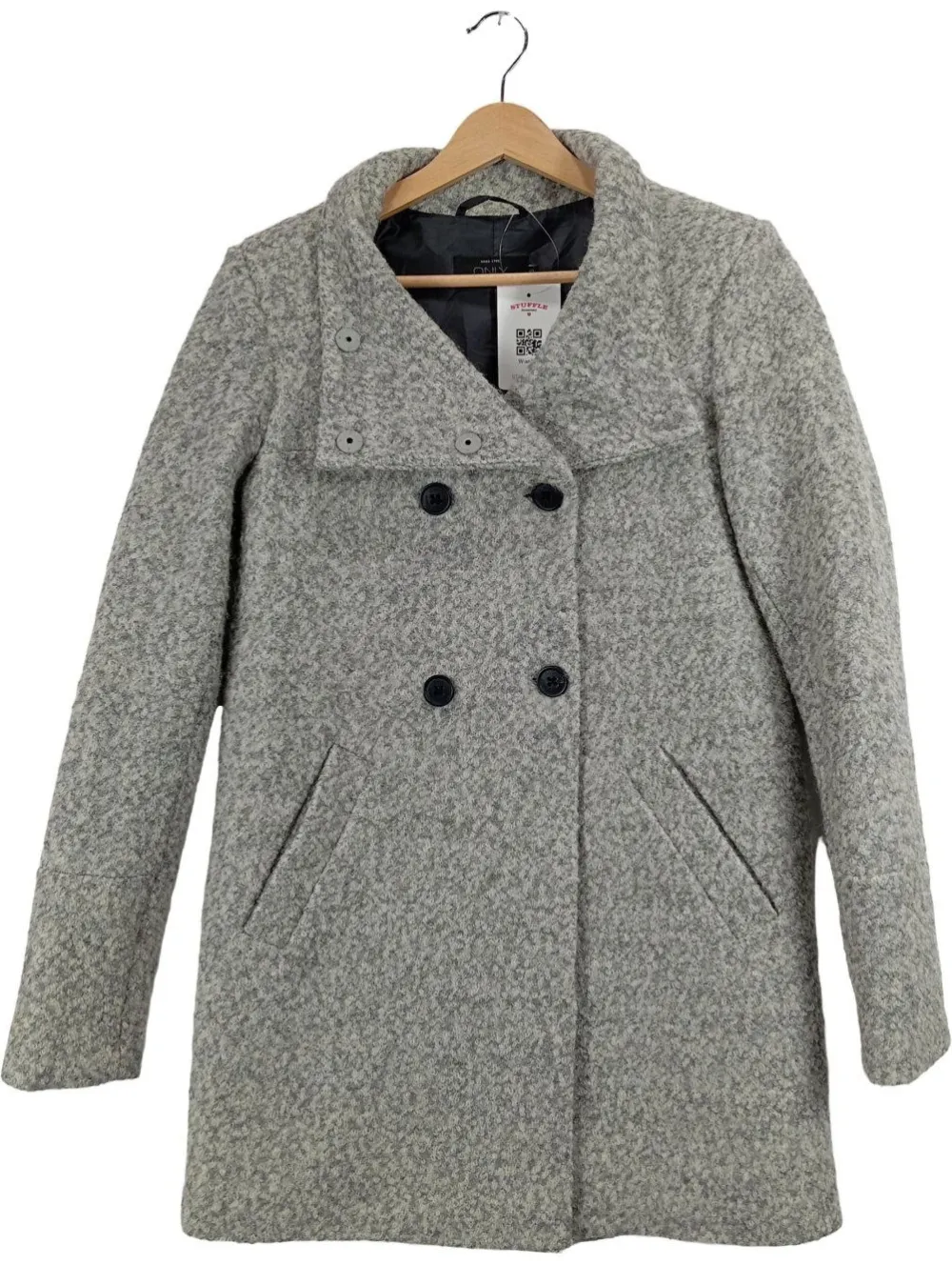 Mäntel>Only Übergangsmantel Größe 36 grau