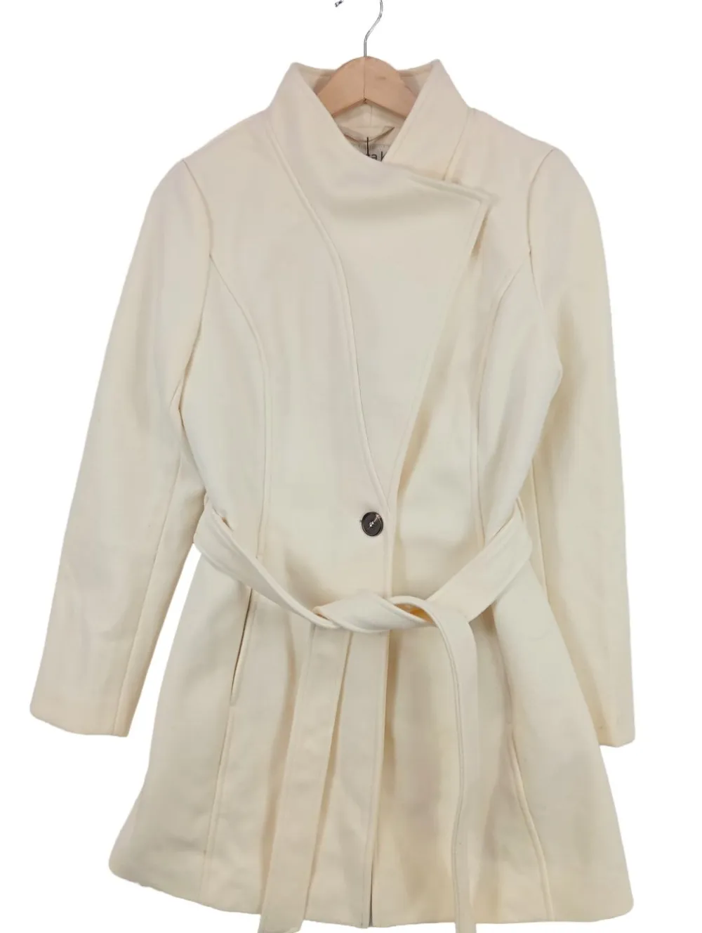 Mäntel>Allegra K. Übergangsmantel Größe 36 wollweiß