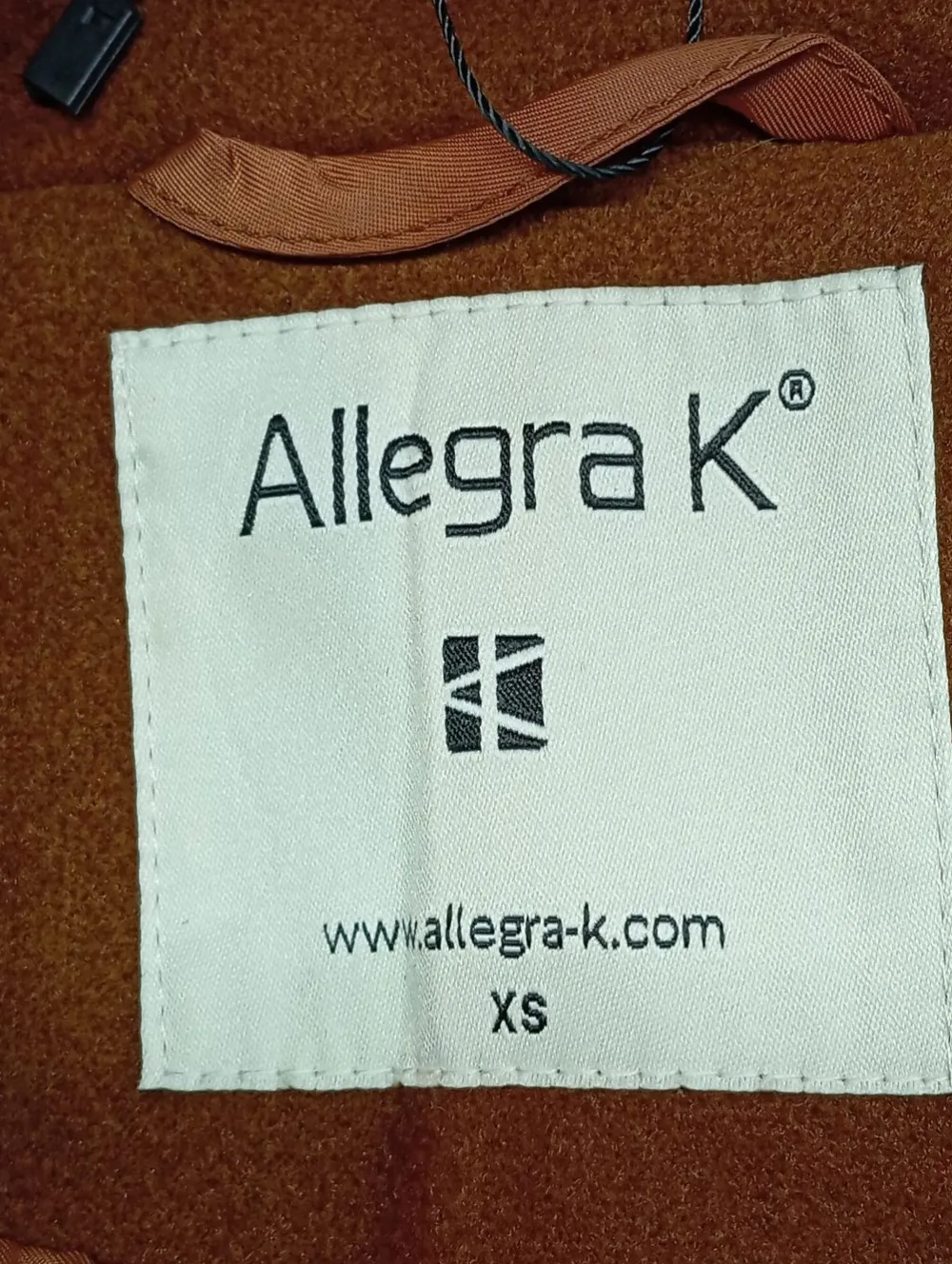 Mäntel>Allegra K. Übergangsmantel Größe 34 braun