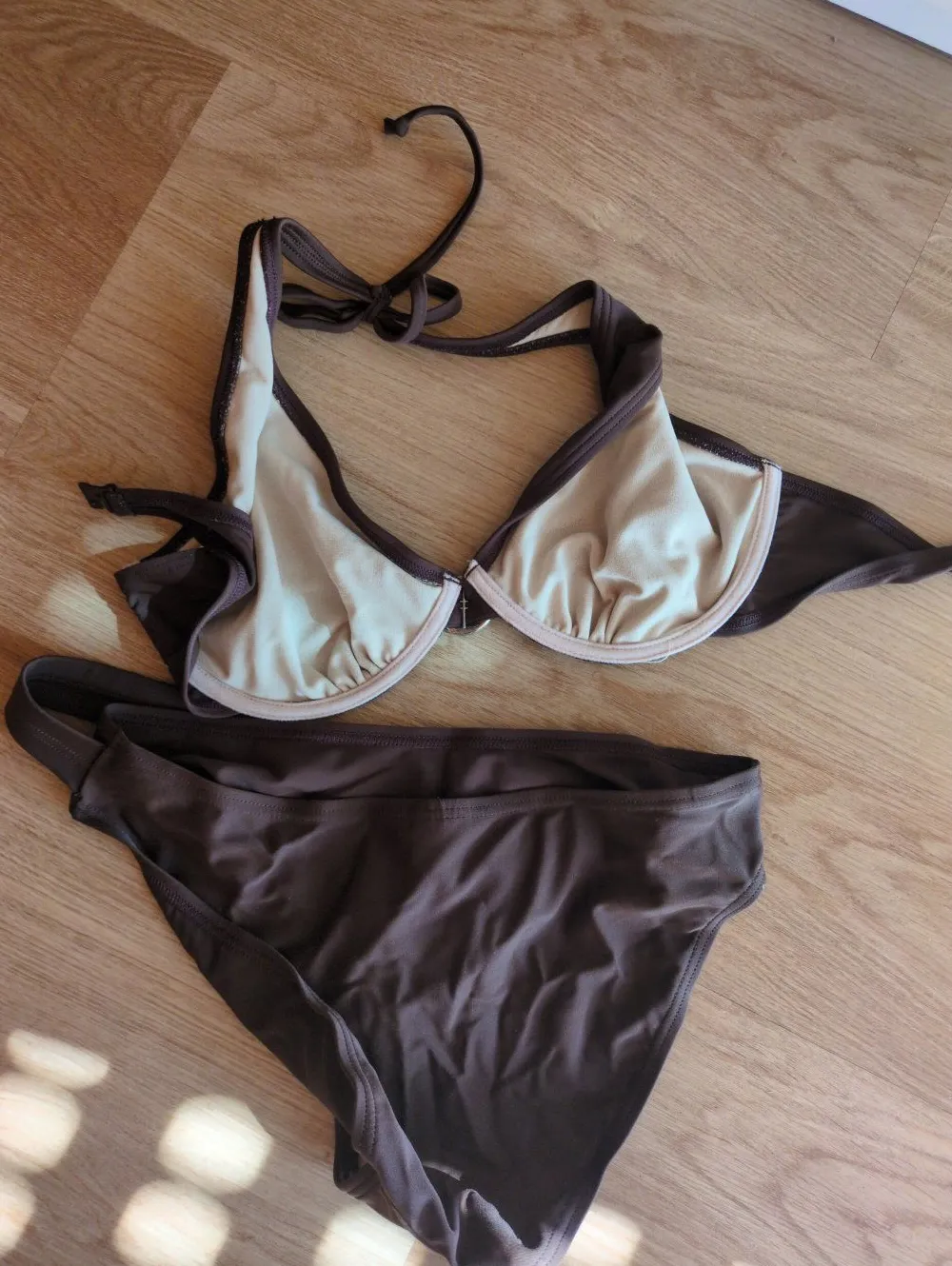 Bademode>Lascana Bikini Größe 36 braun