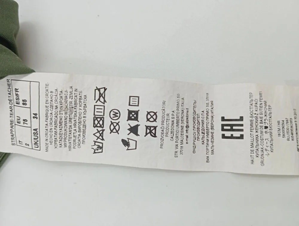 Bademode> Bikini Größe 34 grün