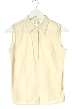 Tops>Zara Basic Blusentop Größe 36 creme