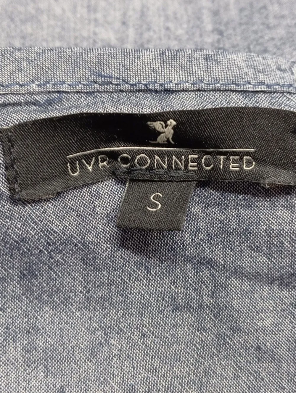 Tops>uvr connected Blusentop Größe 36 hellgrau