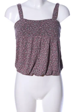 Tops>Madonna Blusentop Größe 36 braunpink