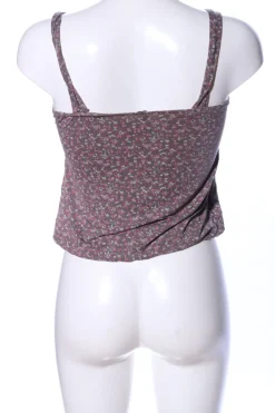 Tops>Madonna Blusentop Größe 36 braunpink