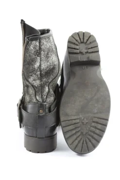 Stiefeletten>Maca Booties Größe 37 schwarzsilberfarben