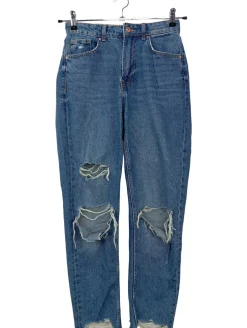 Jeans>Bershka Boyfriendjeans Größe 36 blau