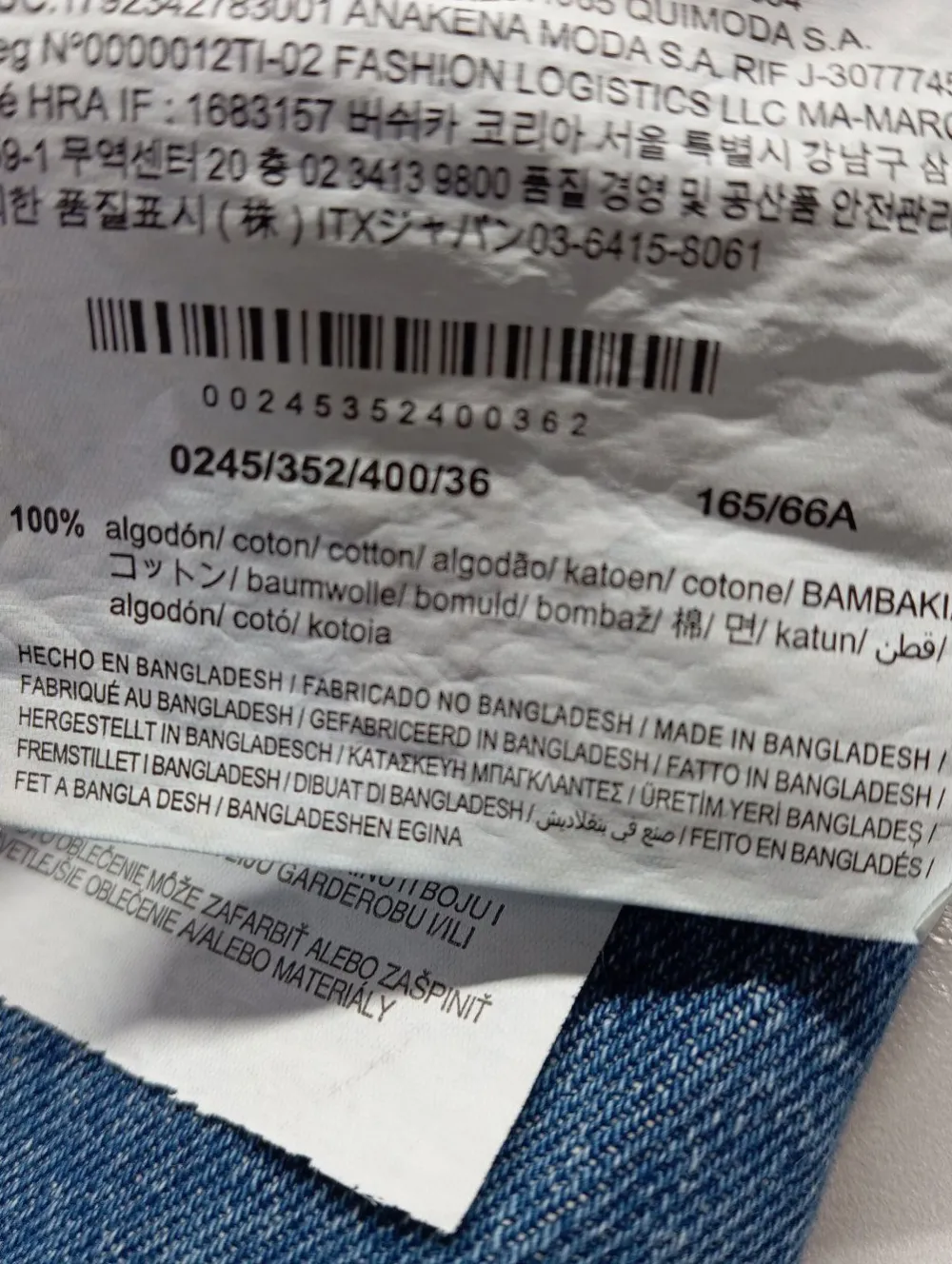 Jeans>Bershka Boyfriendjeans Größe 36 blau