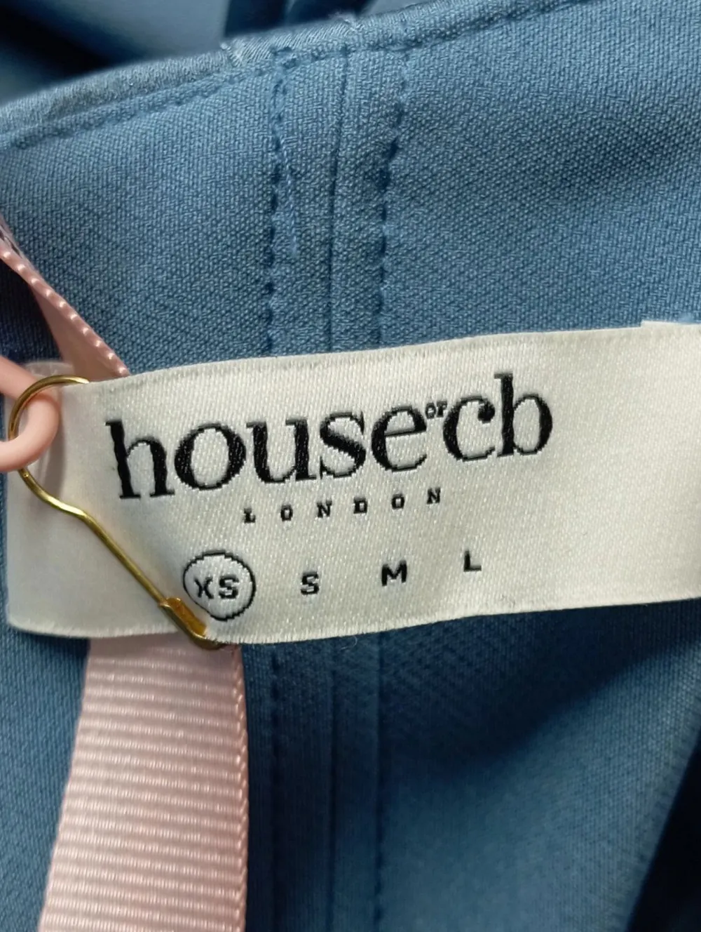 Kleider>House of CB Bustierkleid Größe 34 blau