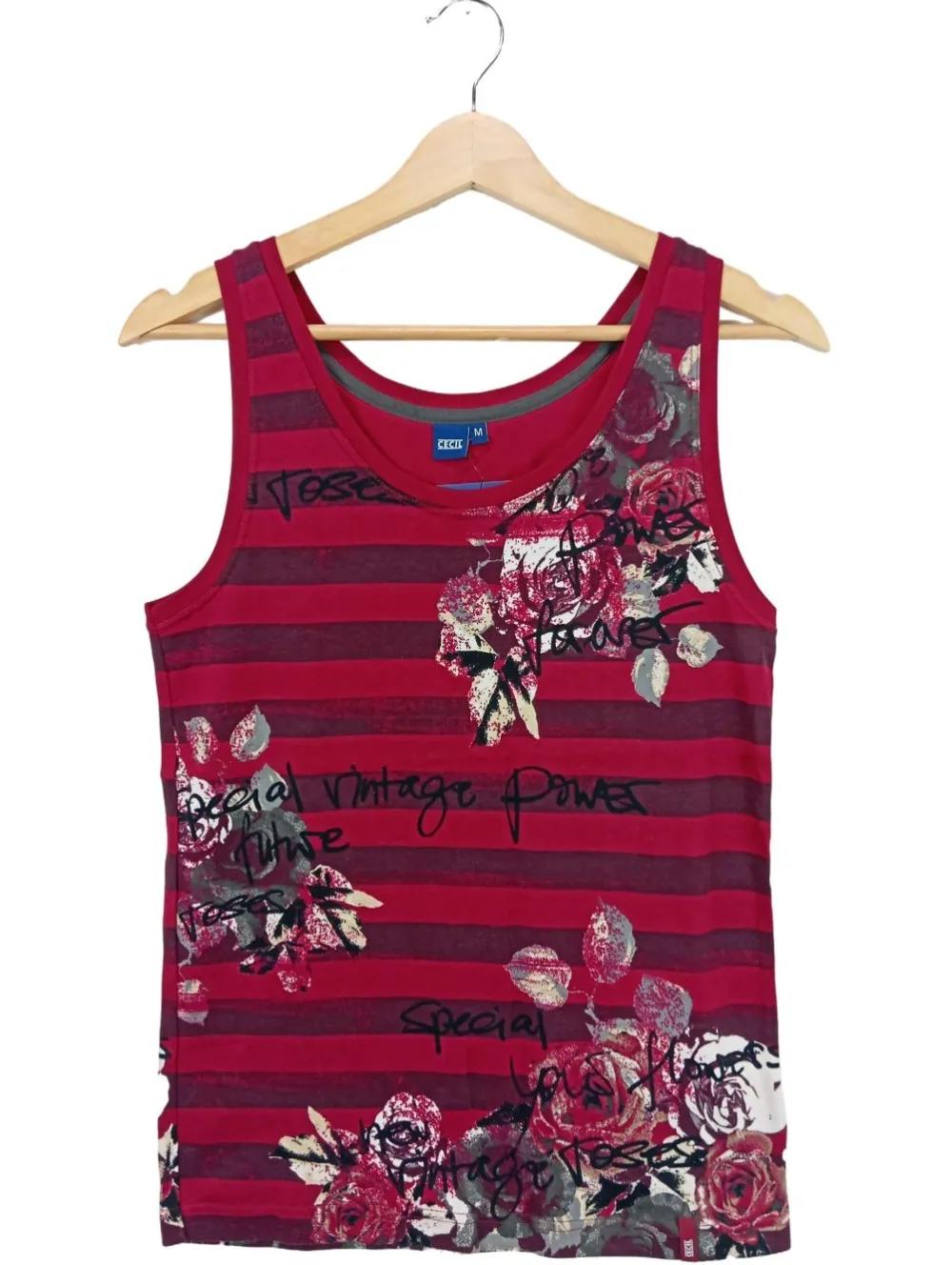 Tops>Cecil Camisole Größe 38 pinkrot