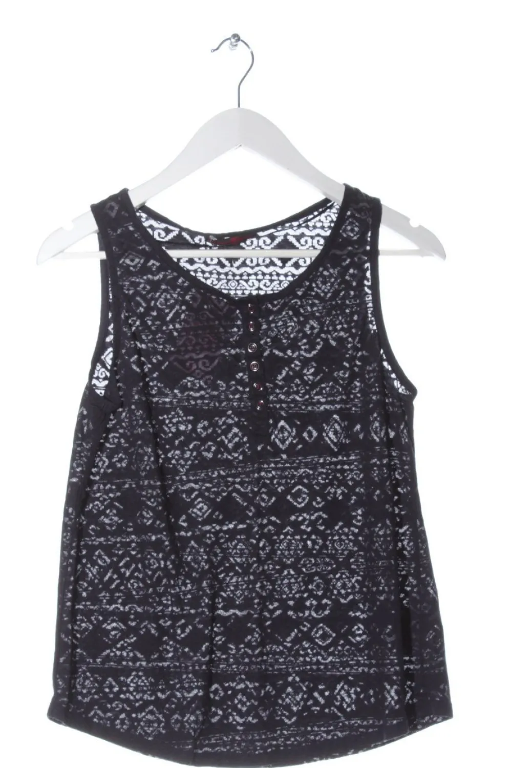 Tops>Tom Tailor Camisole Größe 38 schwarz