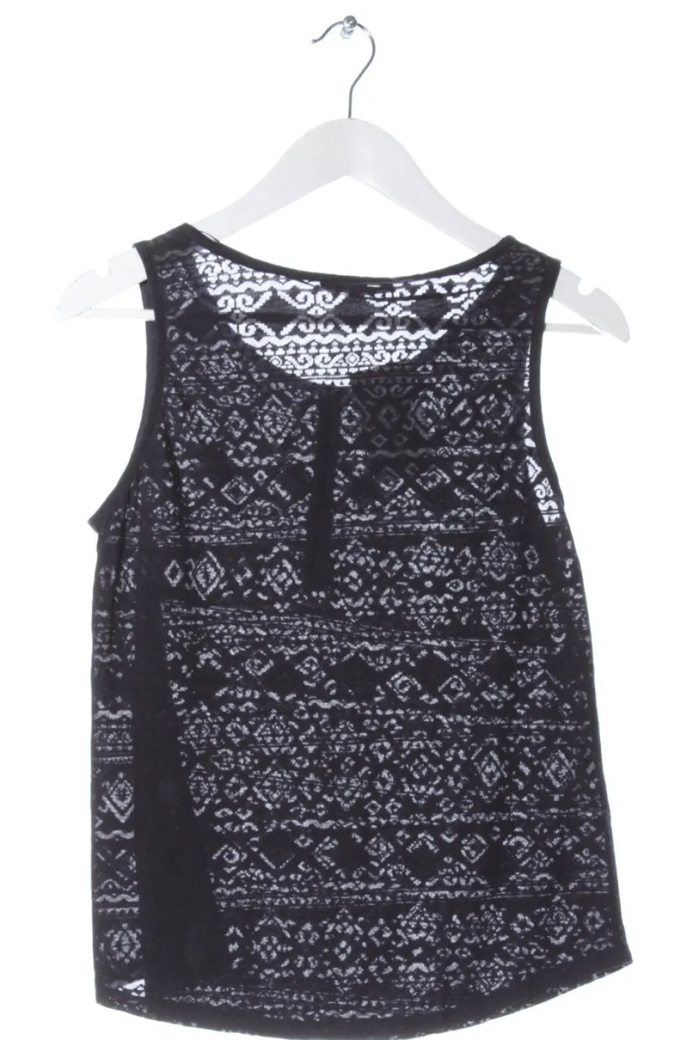 Tops>Tom Tailor Camisole Größe 38 schwarz