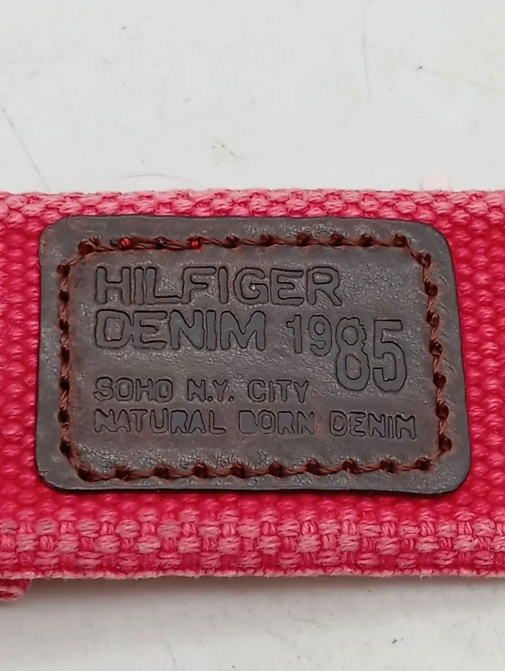 Gürtel>Tommy Hilfiger Canvasgürtel pink