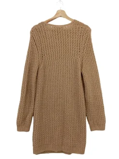 Jacken>Set Cardigan Größe 34 hellbraun