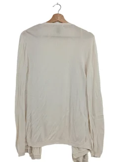 Jacken>Mango Cardigan Größe 40 wollweiß