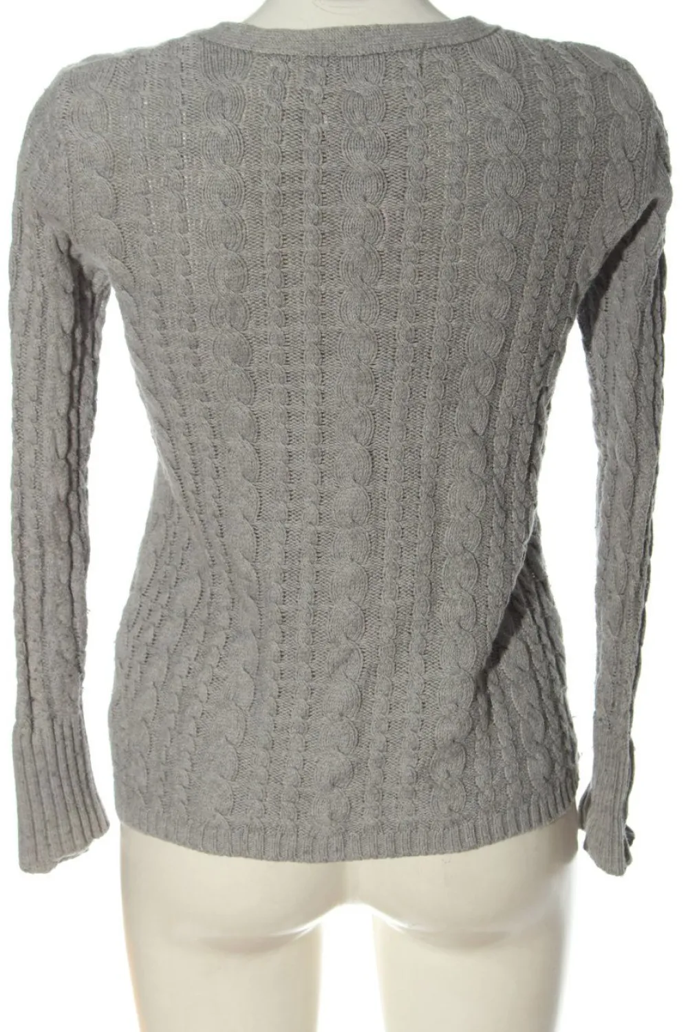 Jacken>Zara Knit Cardigan Größe 38 hellgrau