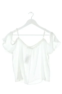 Blusen>may&CO Carmen-Bluse Größe 38 weiß