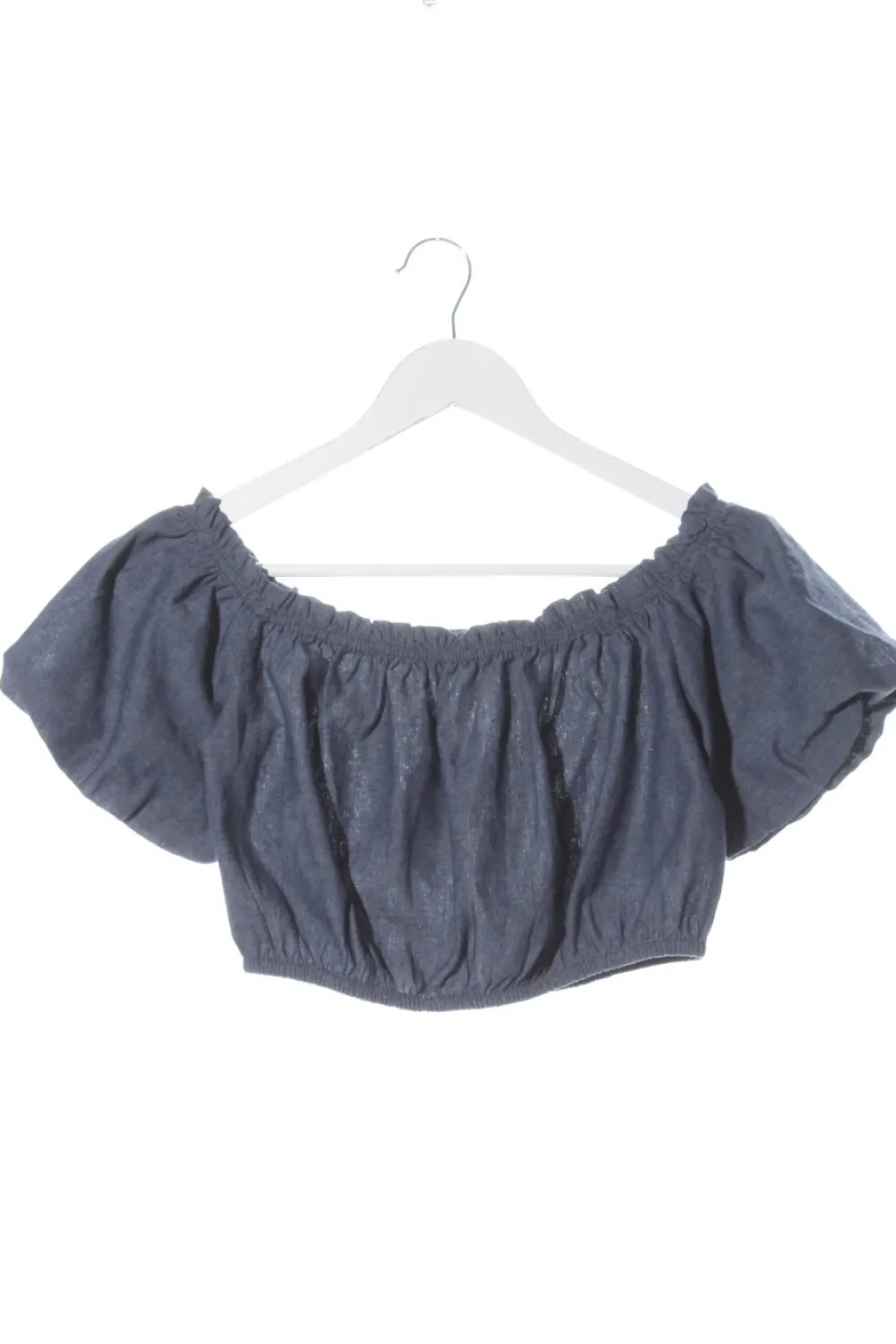 Blusen>24Colours Carmen-Bluse Größe 36 hellgrau