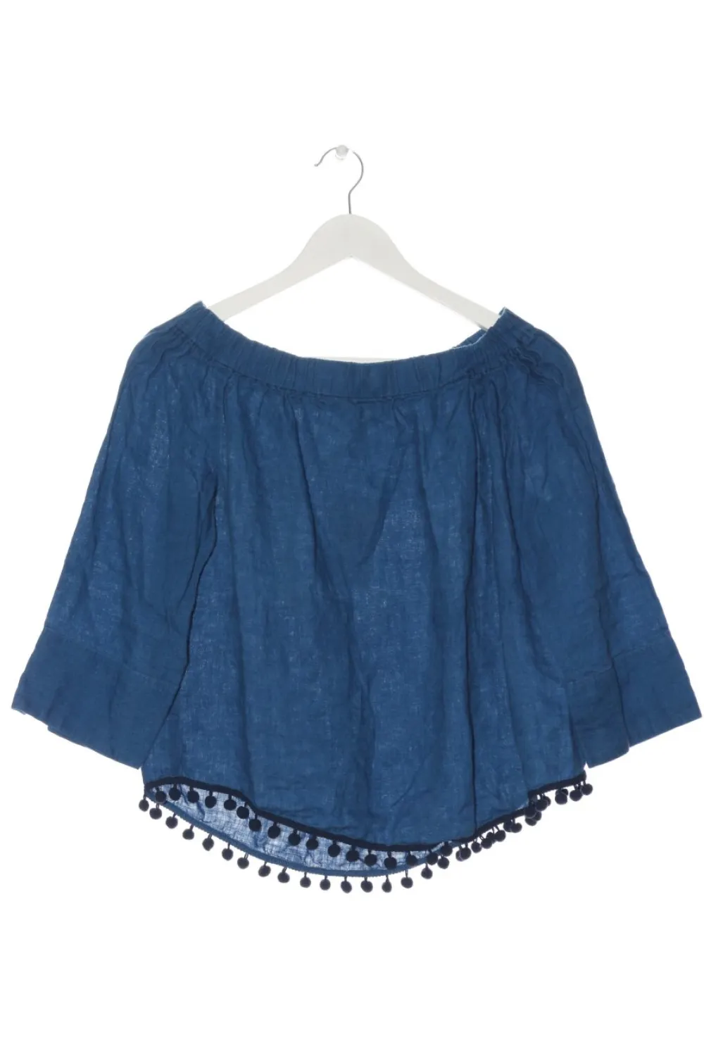 Blusen>Zara Woman Carmen-Bluse Größe 38 blau