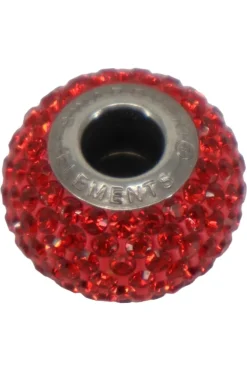 Charms>Swarovski Charm rot