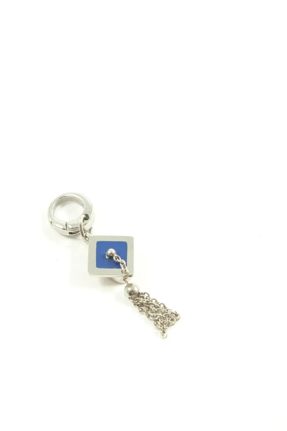 Charms>Fossil Charm silberfarben