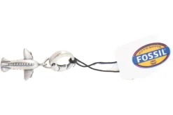 Charms>Fossil Charm silberfarben