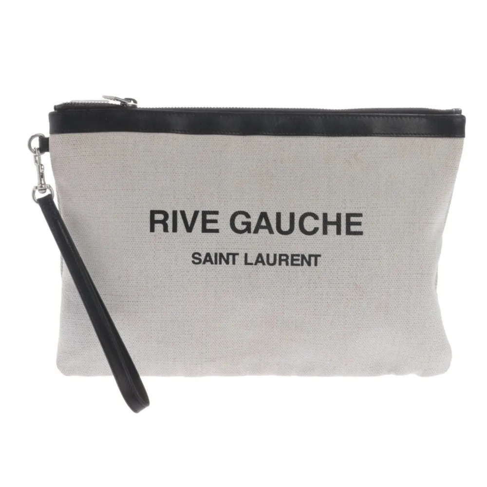 Clutches>Saint Laurent Clutch weiß