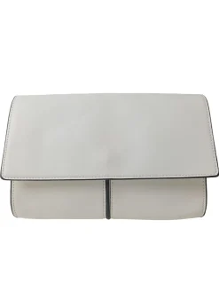 Clutches>Zara Basic Clutch weiß