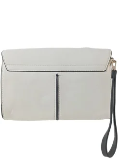 Clutches>Zara Basic Clutch weiß