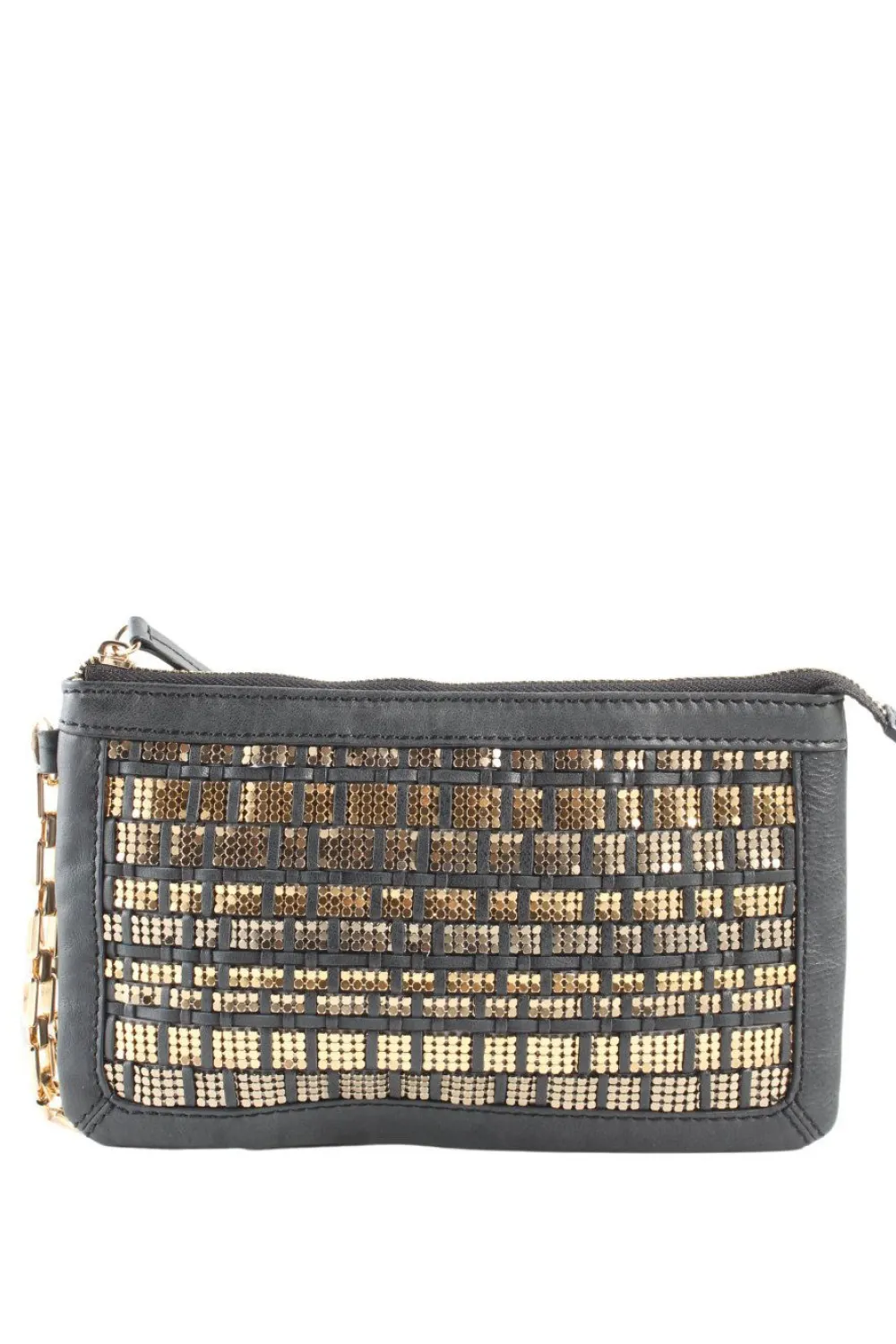 Clutches>clio goldbrenner Clutch schwarzgoldfarben