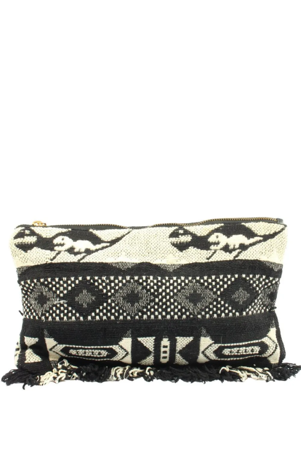 Clutches>Pull & Bear Clutch schwarzweiß