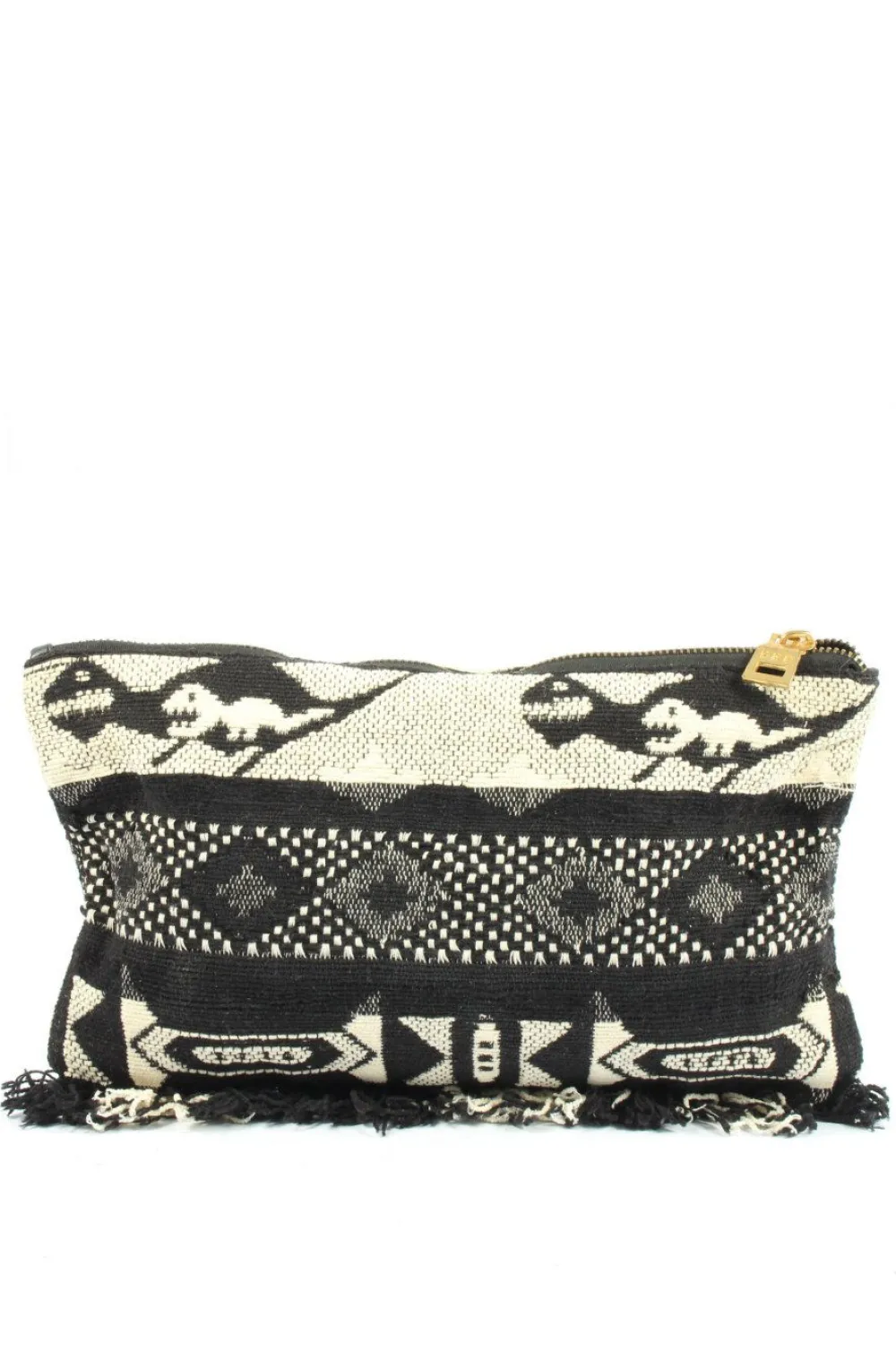 Clutches>Pull & Bear Clutch schwarzweiß