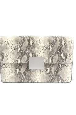 Clutches>Zara Basic Clutch wollweißschwarz