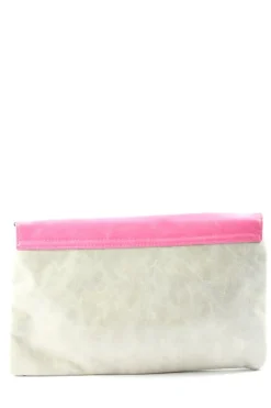 Clutches>Gina Benotti Clutch wollweißpink