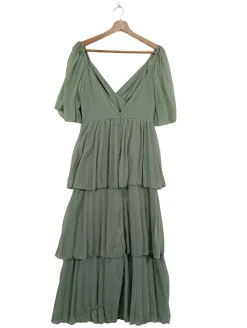 Kleider>Asos Cocktailkleid Größe 38 khaki