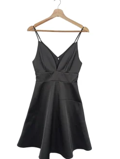 Kleider>H&M Cocktailkleid Größe 34 schwarz