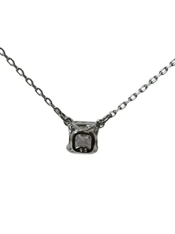 Colliers>Svarowski Collier silberfarben