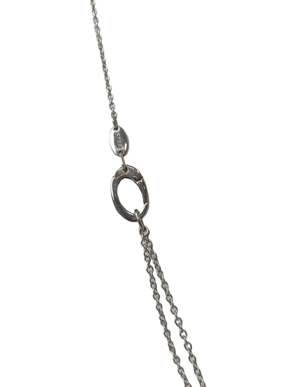 Colliers>Fossil Collier silberfarben