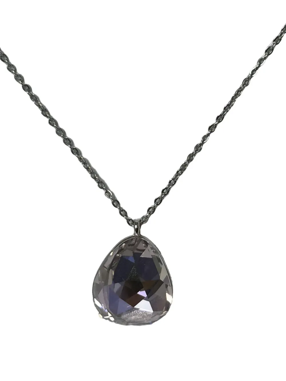 Colliers>Swarovski Collier silberfarben