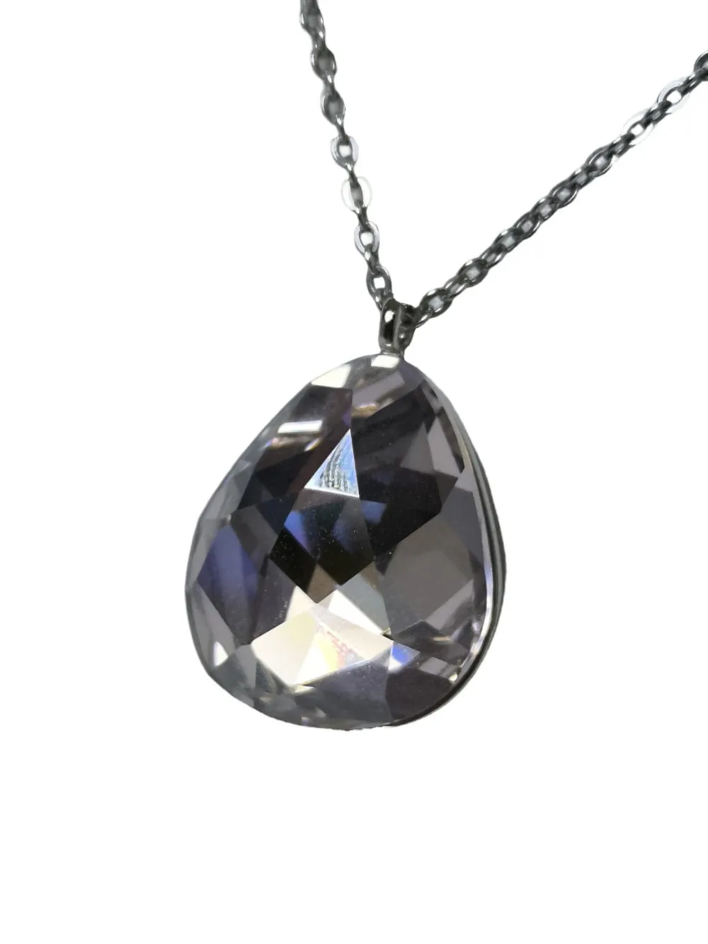 Colliers>Swarovski Collier silberfarben