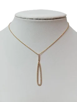 Colliers>Swarovski Collier goldfarben