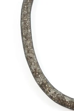 Colliers>Svarowski Collier grau